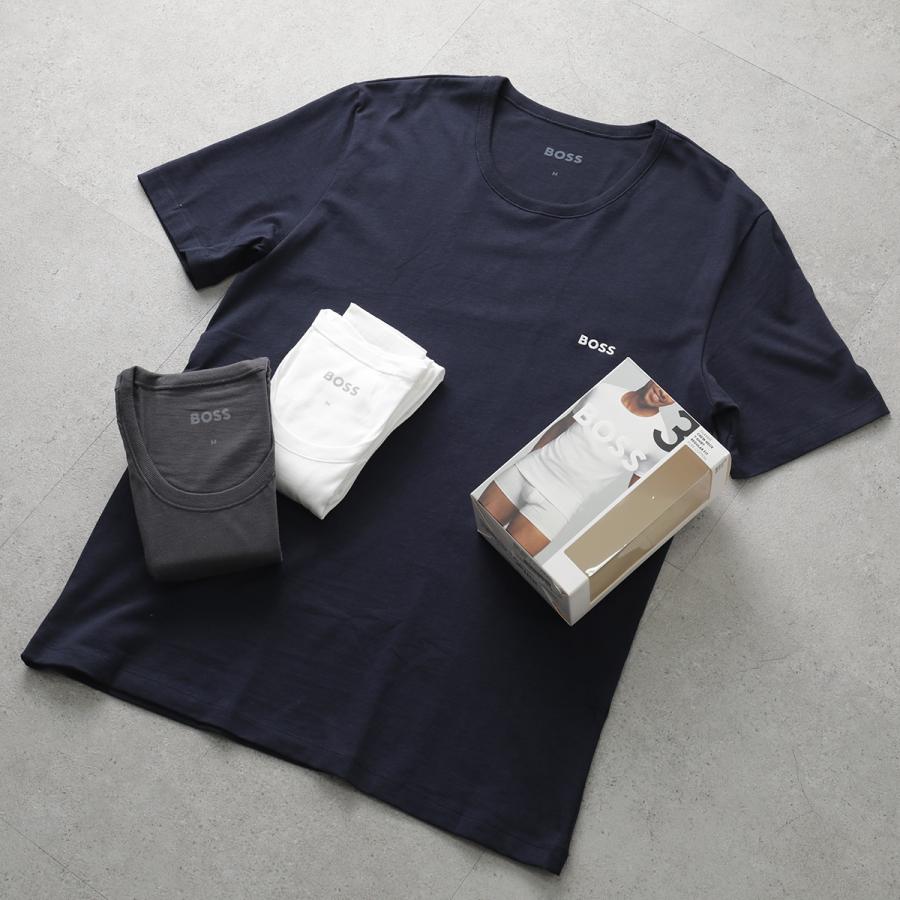 HUGO BOSS ロゴtシャツ Lサイズ 新品未使用 HUGO BOSS（ヒューゴ・ボス） Tシャツ 【3枚組】 50475284 メンズ 半袖