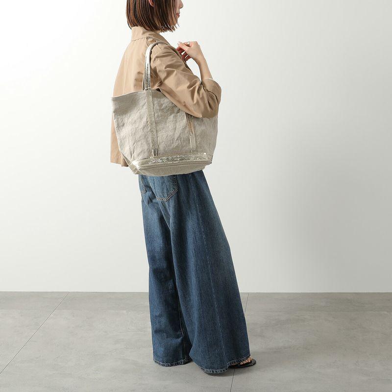 さらに⤵︎*美品*ヴァネッサブリューノ*リネンスパンコールトート