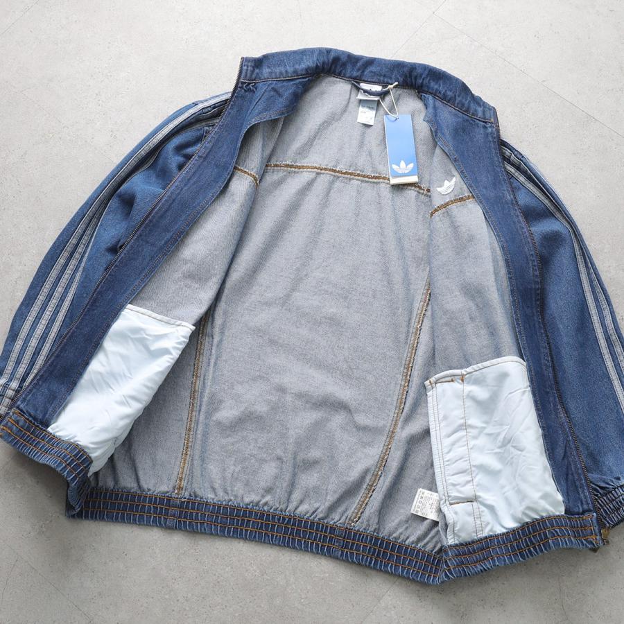 adidasオリジナル デニム生地　S トラックジャケット adidas Originals アディダスオリジナルス デニムジャケット FIREBIRD
