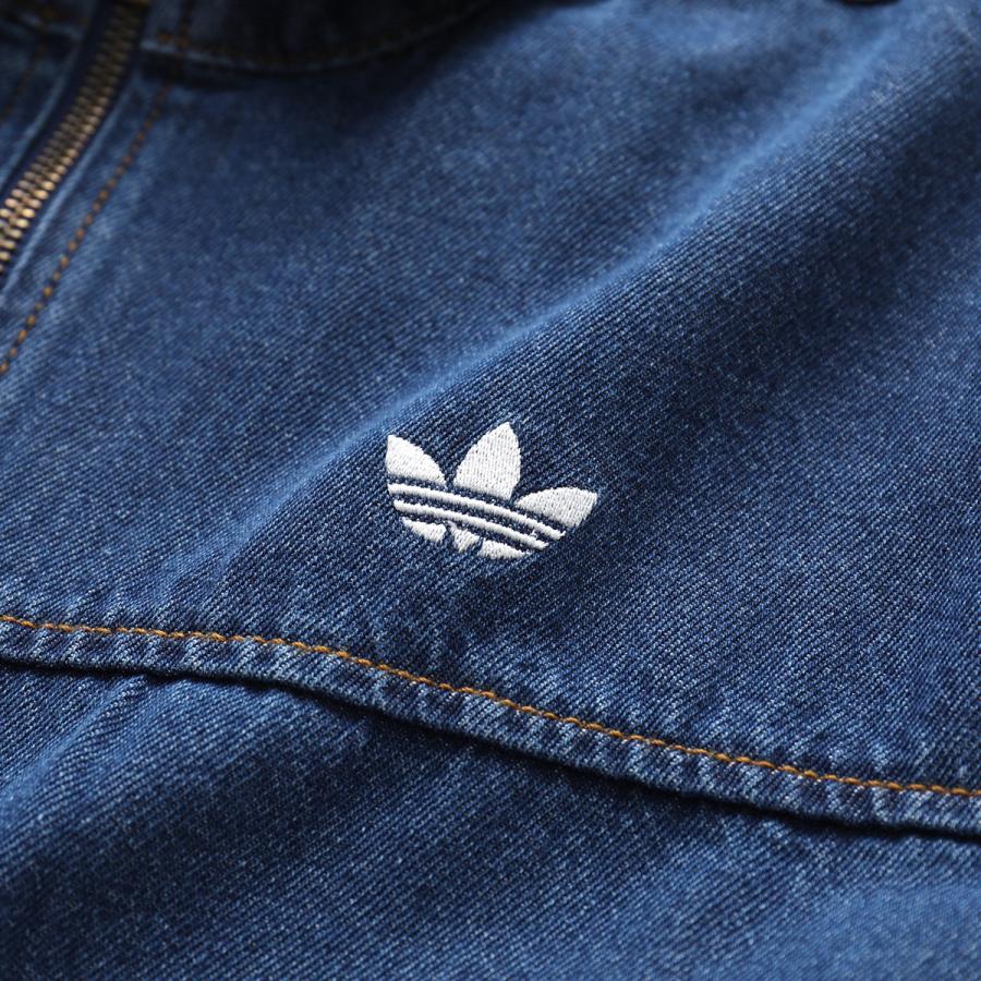 adidasオリジナル デニム生地　S トラックジャケット adidas（アディダス） デニムジャケット gジャン SST アディカラー
