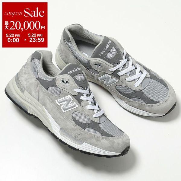 New Balance ニューバランス スニーカー U992GY メンズ ローカット スエードオーバーレイ メッシュアッパー Made in USA 992 Core 靴の画像