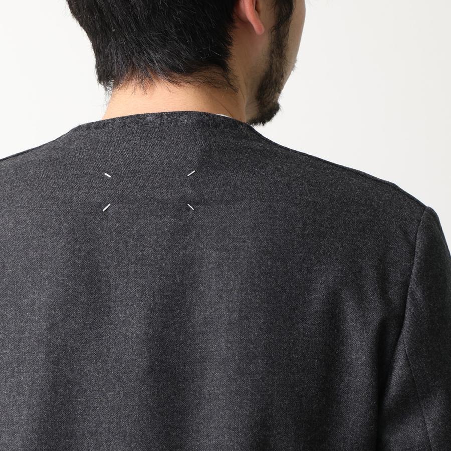MAISON MARGIELA メゾンマルジェラ ウールジャケット S50BN0553 S47782 メンズ ノーカラー セットアップ可能 860M S50BN0553S47782860Mの画像