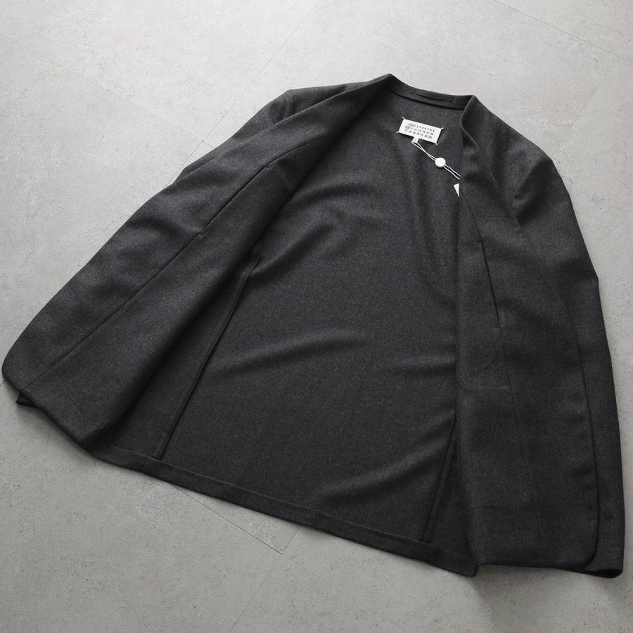MAISON MARGIELA メゾンマルジェラ ウールジャケット S50BN0553 S47782 メンズ ノーカラー セットアップ可能 860M S50BN0553S47782860Mの画像