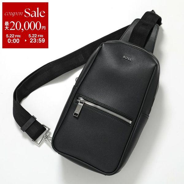 HUGO BOSS ヒューゴボス ボディバッグ Daxter Monostrap 50558451 メンズ クロスボディ エコレザー メタルロゴ 鞄 001の画像