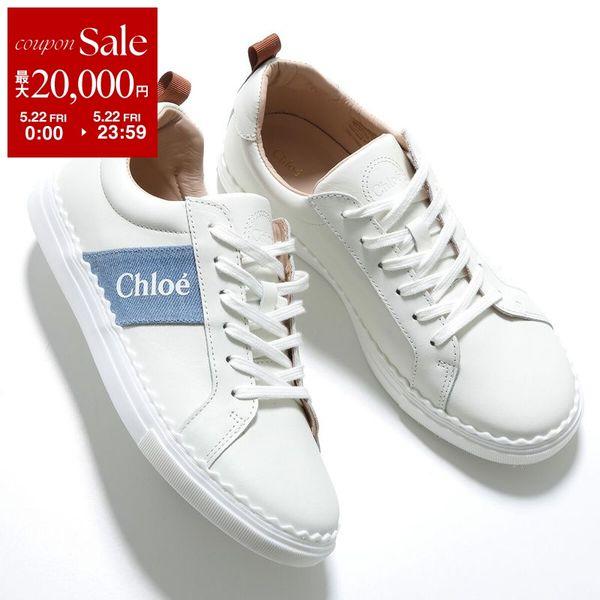 新品未使用Chloé ホワイトレザーハイヒール38 Chloe（クロエ） Chloe KIDS キッズ スニーカー C20887 レディース