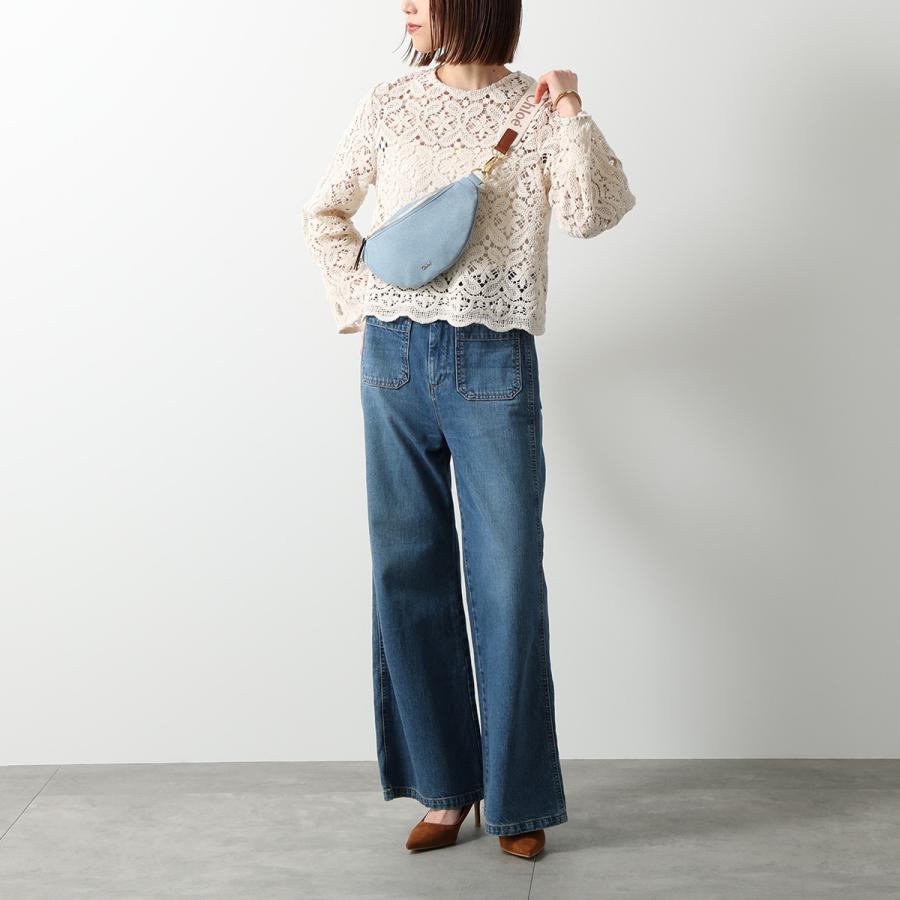 chloe クロエ ボディバッグ ウエストバッグ ネイビー キッズ レディース Chloe（クロエ） 新品・正規品 決算セール☆Chloe Kids キッズ ベルト