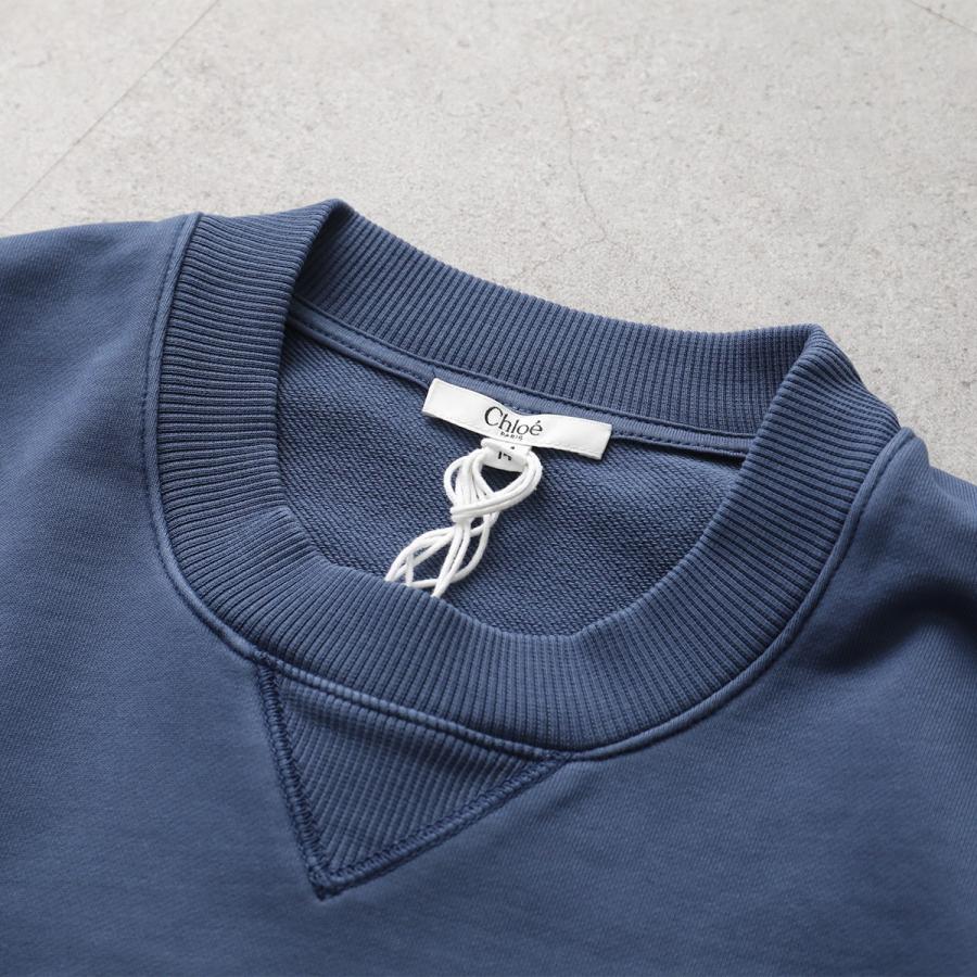 Chloe(クロエ) 長袖セーター サイズS レディース美品  グレー×ライトブルー×マルチ Chloe - Chloe(クロエ) 長袖セーター サイズS レディース美品 グレー