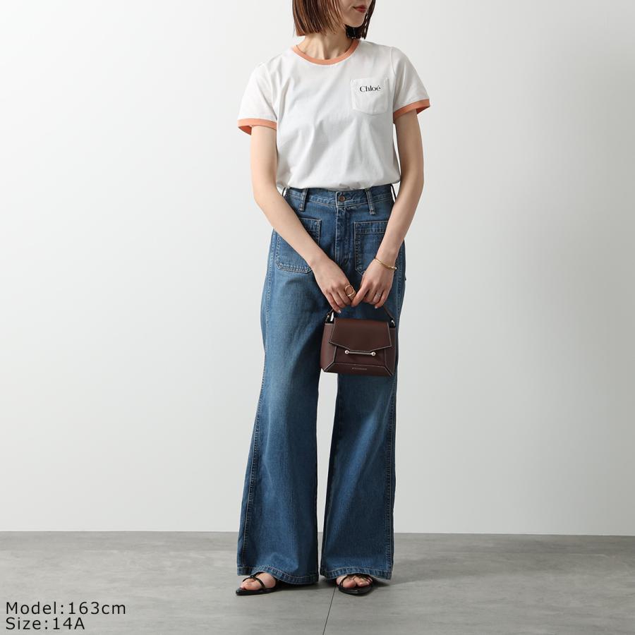 クロエ Tシャツ 半袖 クルーネック ロゴ イラスト プリント XS 白 Chloe（クロエ） Tシャツ Logo T-Shirts C20860 レディース キッズ