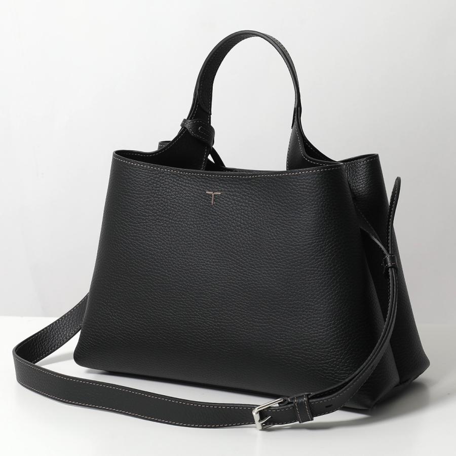 TOD'S　トッズ トートバッグ　ブラック　黒　ショルダーストラップ欠品 TOD'S（トッズ） TODS ショルダーバッグ T TIMELESS T タイムレス