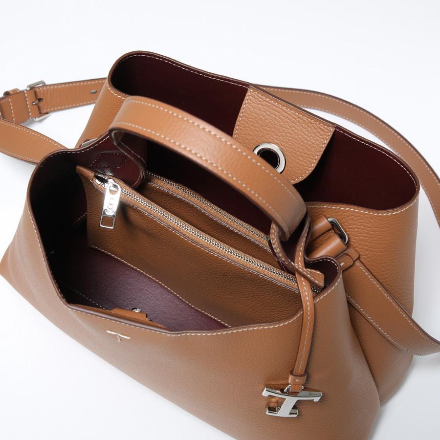 【TOD'S 】T タイムレス レザー ベルトバッグ ミニ ボディバッグブラウン 中古・古着通販】TOD'S (トッズ) Tタイムレスレザーバッグミニ
