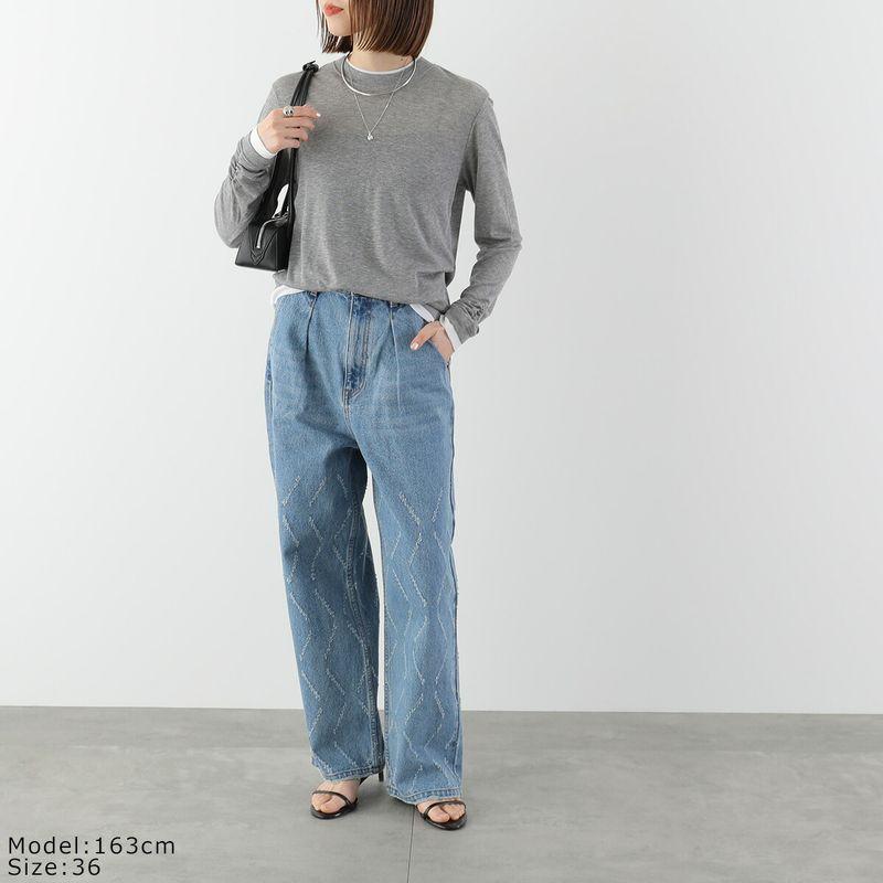 YENN イエン ジーンズ LASER CUT WIDE DENIM Y261-31001 レディース