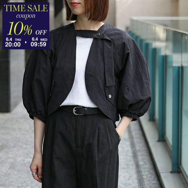 m　ボレロフラップポケット2種 palm RICHE（ポームリシュ） ボレロ 32753T-2 レディース ギャザー