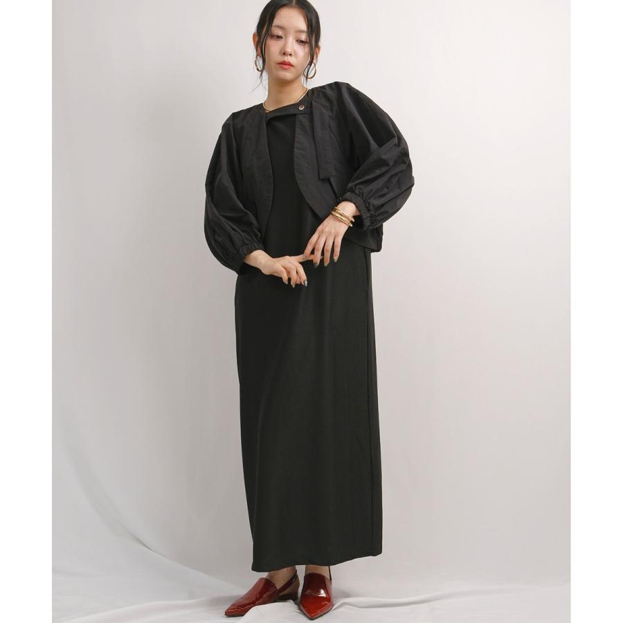 palm RICHE（ポームリシュ） ボレロ 32753T-2 レディース ギャザー