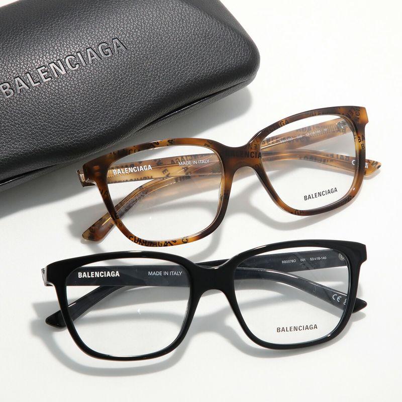 む*ぅ様 BALENCIAGA メガネ ウェリントン型 BALENCIAGA（バレンシアガ） メガネ BB0078O メンズ レディース