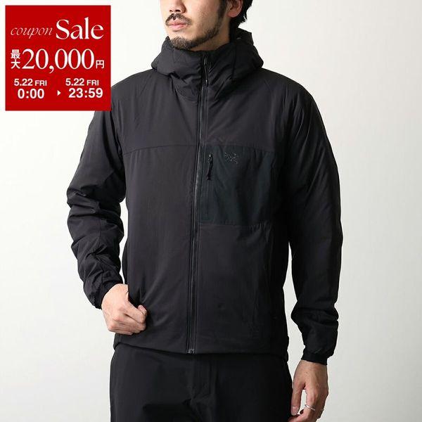 ARC'TERYX LEAF アークテリクスリーフ ナイロンジャケット Atom Hoody LT Gen2.1 アトム フーディー X000006543 メンズ 中綿 ジップアップ フード付 Blackの画像