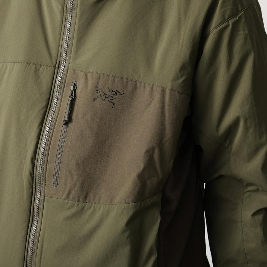 ARC'TERYX LEAF アークテリクスリーフ ナイロンジャケット Atom Hoody LT Gen2.1 アトム フーディー X000006543 メンズ 中綿 ジップアップ Ranger-Greenの画像