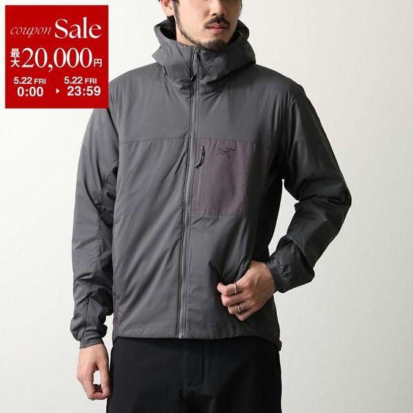 ARC'TERYX LEAF アークテリクスリーフ ナイロンジャケット Atom Hoody LT Gen2.1 アトム フーディー X000006543 メンズ 中綿 ジップアップ フード付き Wolfの画像