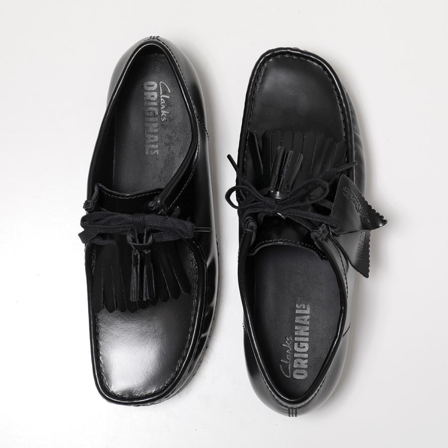 クラークス ワラビーカップ モカシンシューズ ブラック レザー 本革 ヌバック Clarks（クラークス） CLARKS(クラークス)ワラビー カップ モカシン