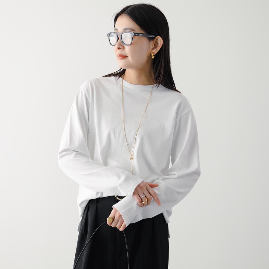 LIFiLL リフィル Tシャツ COTTONY SIDE SLIT LONGSLEEVE TEE LF044-01
