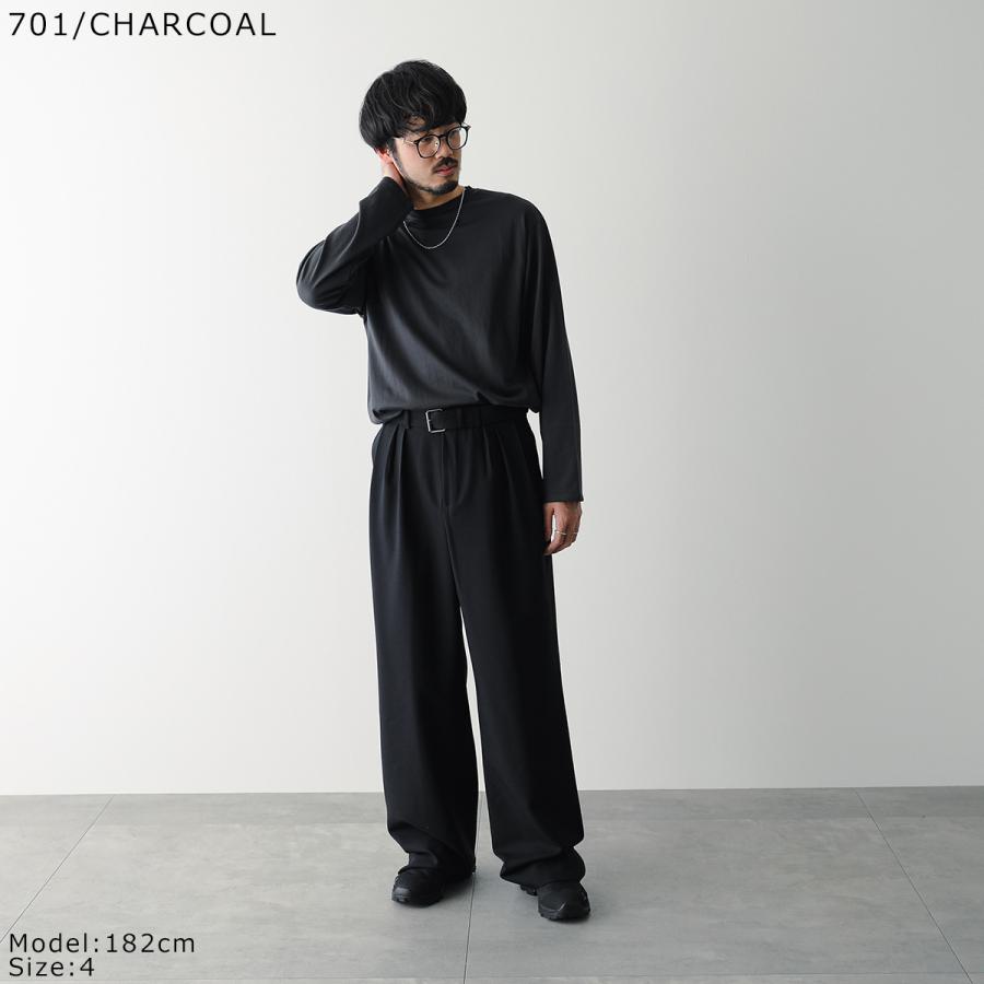 LIFiLL リフィル Tシャツ COTTONY SIDE SLIT LONGSLEEVE TEE LF044-01