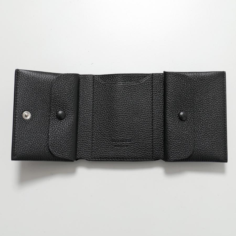 超美品 ジルサンダー JIL SANDER ORIGAMI WALLET 三つ折り ウォレット コンパクト 財布 エンボスロゴ ブラウン 定価88000円 ほぼ未使用 JIL SANDER - 超美品 ジルサンダー JIL SANDER ORIGAMI WALLET 三