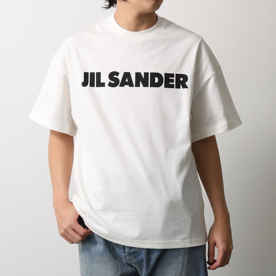 JIL SANDER ジルサンダー Tシャツ J22GC0221 J20347 メンズ 半袖 カットソー ロゴT クルーネック コットン カラー2色 J22GC0221J20349001の画像