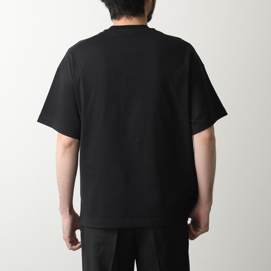JIL SANDER ジルサンダー Tシャツ J22GC0221 J20347 メンズ 半袖 カットソー ロゴT クルーネック コットン カラー2色 J22GC0221J20349001の画像