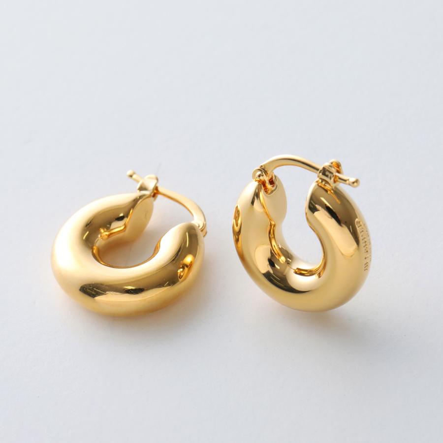JIL SANDER ジルサンダー ピアス J11VG0003 P4877 レディース フープ ロゴ ブラス アクセサリー 710/GOLD J11VG0003P4877710の画像