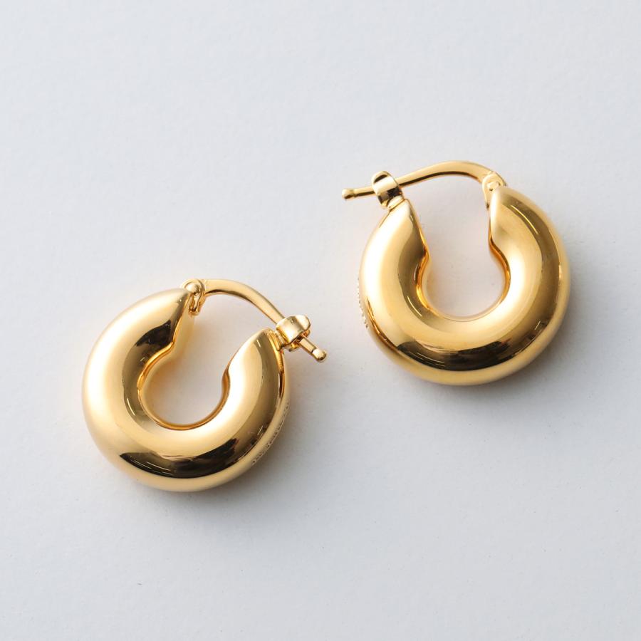 JIL SANDER ジルサンダー ピアス J11VG0003 P4877 レディース フープ ロゴ ブラス アクセサリー 710/GOLD J11VG0003P4877710の画像