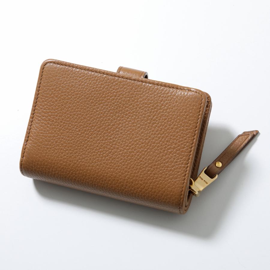 miu miu（ミュウミュウ） 【訳あり】MIUMIU 二つ折り財布 5ML053 2F8V