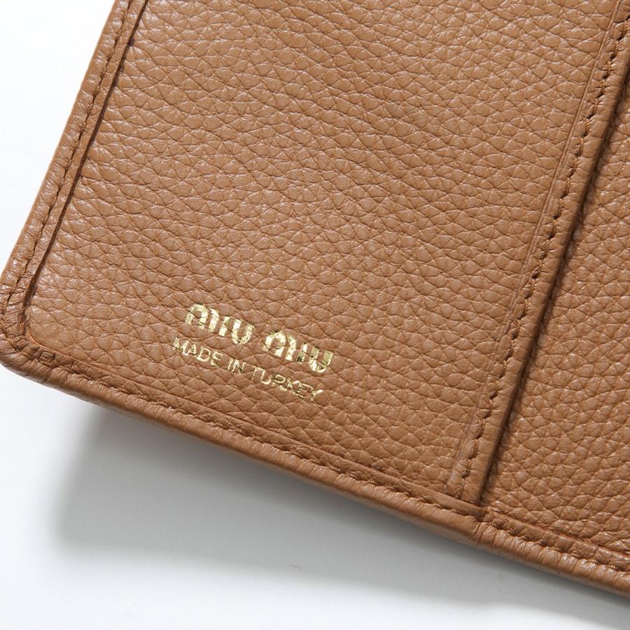miu miu（ミュウミュウ） 【訳あり】MIUMIU 二つ折り財布 5ML053 2F8V
