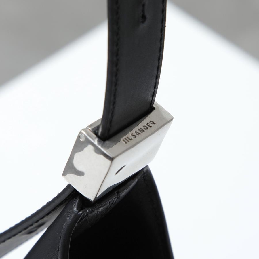 極美品】JIL SANDER　ジルサンダー　ショルダーバッグ　シルバー　レザー JIL SANDER（ジルサンダー） LINK MD Shoulder Bag ショルダーバッグ