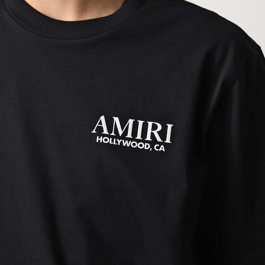 AMIRI アミリ Tシャツ BONES STACKED TEE ボーンズ スタックト AMJYTE1075 メンズ 半袖 カットソー ロゴT コットン クルーネック カラー2色の画像