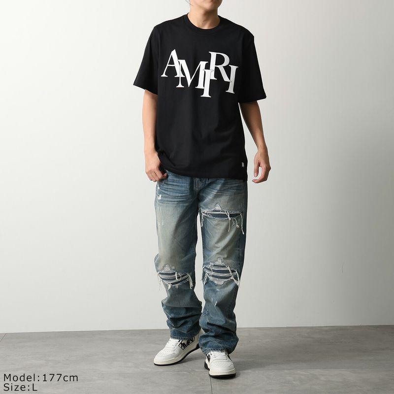 AMIRI（アミリ） Tシャツ STAGGRED LOGO TEE スタッガード AMJYTE1149