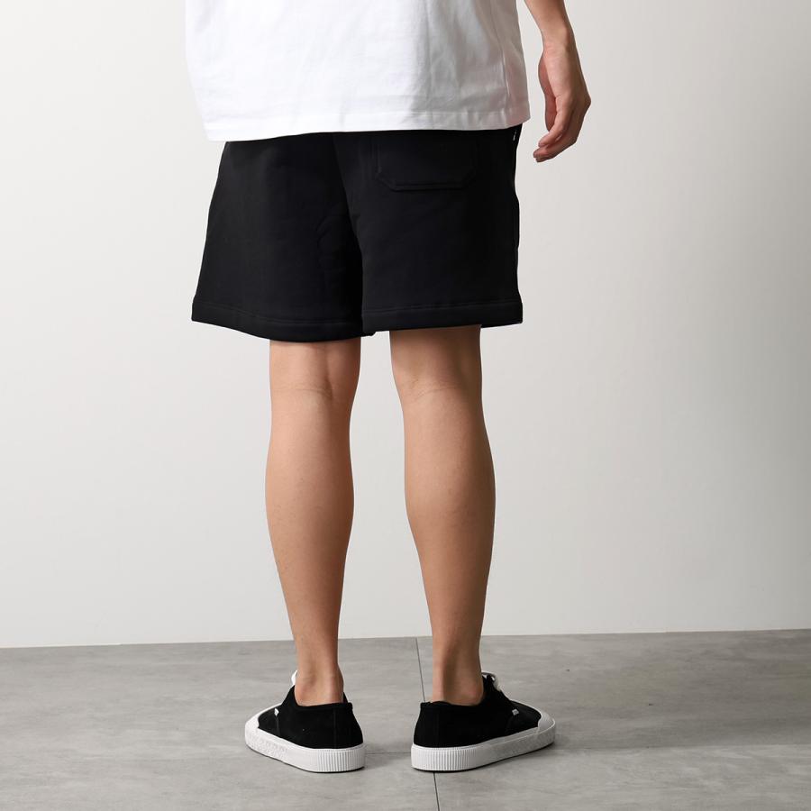 AMIRI ブラック ショートパンツ Amiri モノグラム入りコットンショートパンツ - ブラック | AMJYSH1025