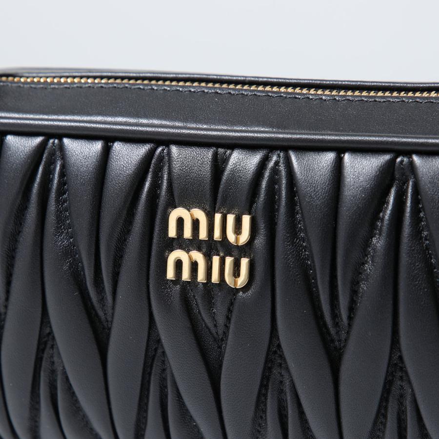 【最終値下げ!】miumiu マトラッセ ポーチ Miu Miu マトラッセナッパレザーポーチ (すべての新品) IFCHIC.COM