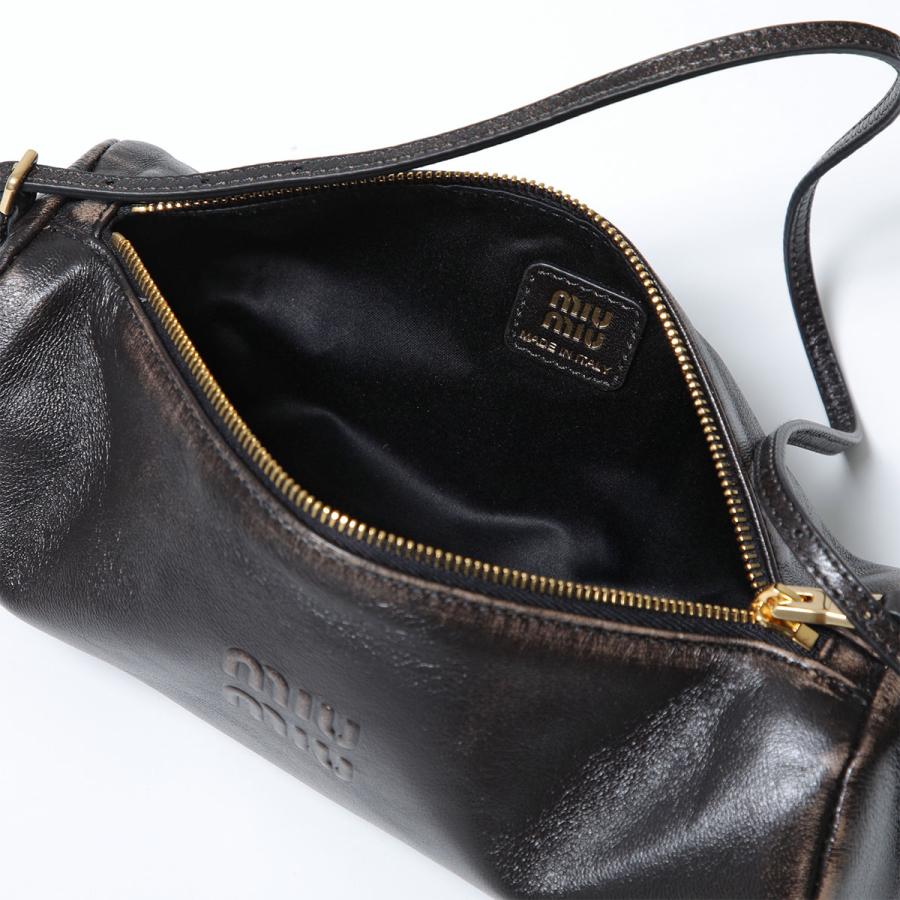 miumiu ナッパバタフライレザー ショルダーバッグ miu miu（ミュウミュウ） ハンドバッグ 5NE851 AF6P レディース ナッパ