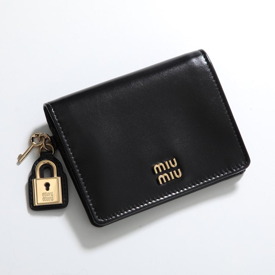 miu miu（ミュウミュウ） 二つ折り財布 5MV204 2IGA レディース レザー