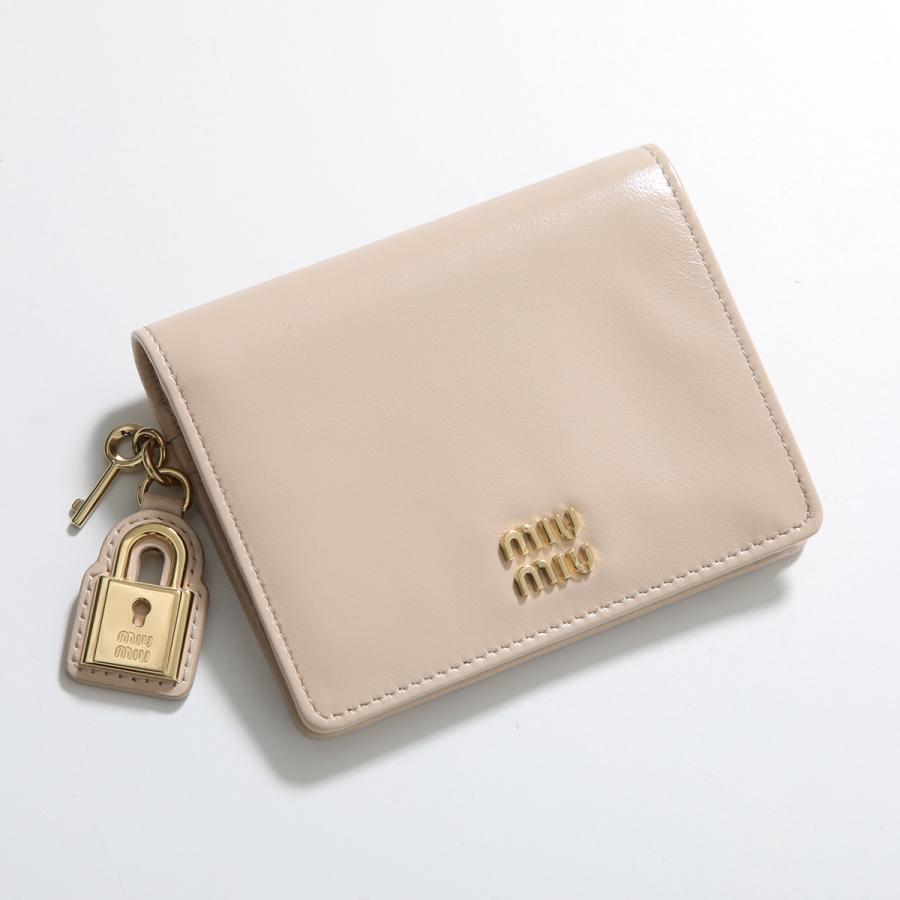 miumiu 二つ折り財布 楽天市場】MIUMIU ミュウミュウ 二つ折り財布 5MV204 2FPP AFPP