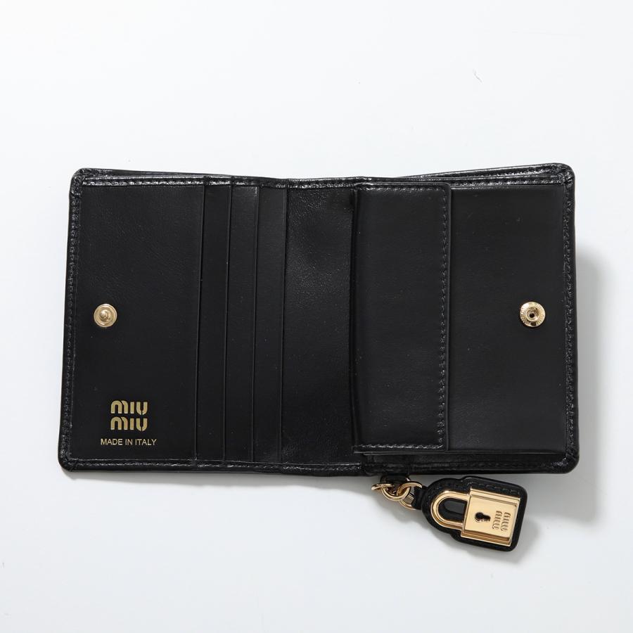 miu miu（ミュウミュウ） 二つ折り財布 5MV204 2IGA レディース レザー