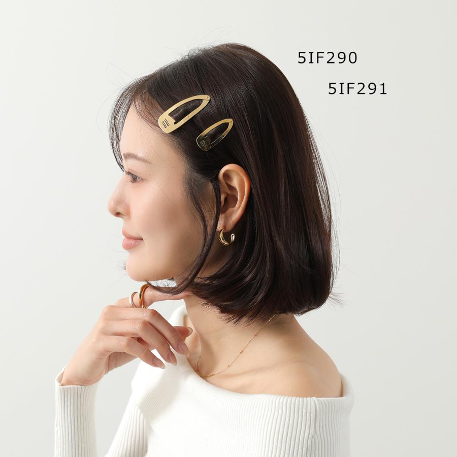 miu miu（ミュウミュウ） ヘアクリップ 5IF290 2DTU レディース 2点