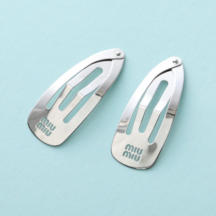 miumiu ヘアピン２つとカチューシャ　3点セット miu miu（ミュウミュウ） ヘアクリップ 5IF290 2DTU レディース 2点