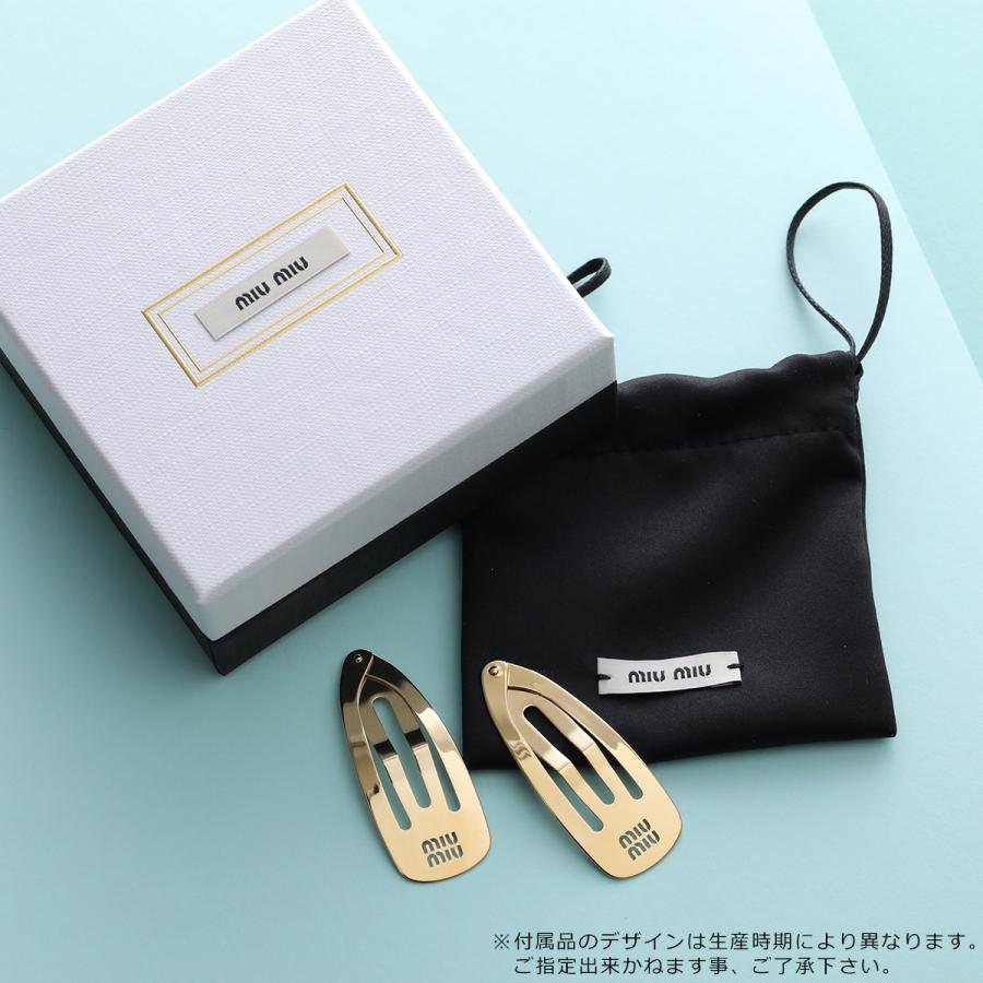miu miu（ミュウミュウ） ヘアクリップ 5IF290 2DTU レディース 2点