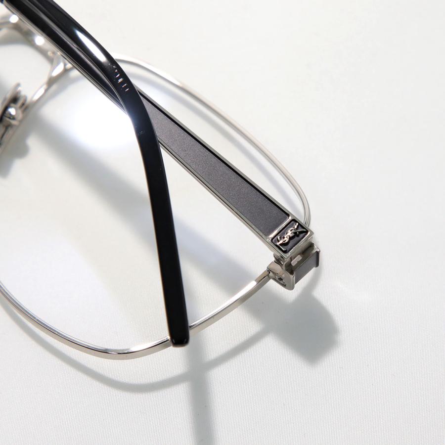 SAINT LAURENT サンローラン メガネ SL M134 レディース メンズ スクエア型 メタルフレーム 細フレーム フルリム クリングスタイプ アイウェア 002_12