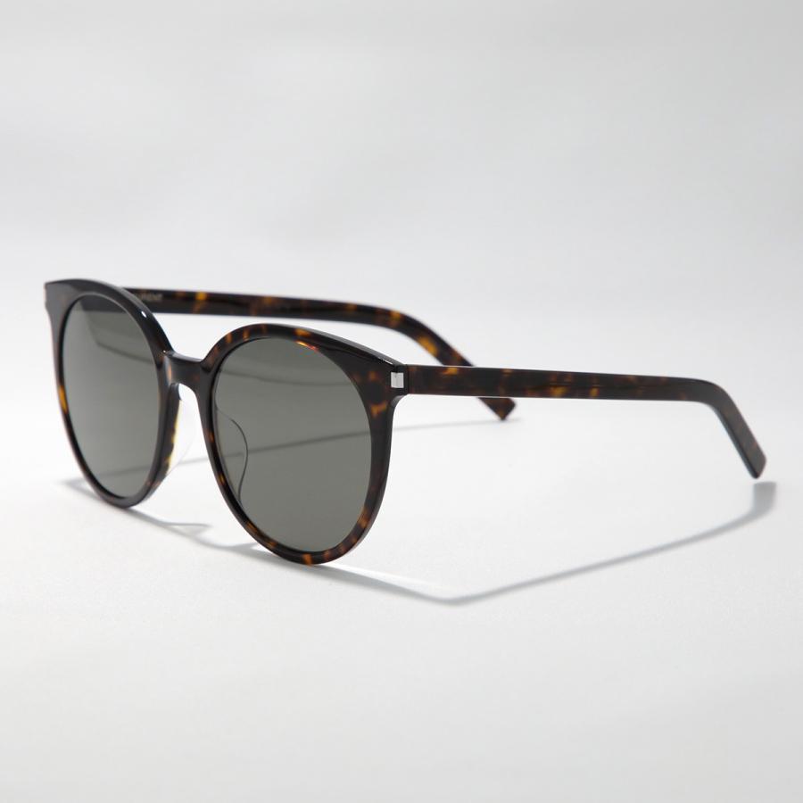 サンローラン SL268 001 サングラス ブラック セルフレーム 極美品 SAINT LAURENT サンローラン サングラス SL 566/K SLIM ラウンド型