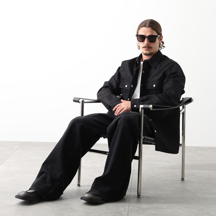 SAINT LAURENT サンローラン サングラス SL M41 メンズ レディース ウェリントン型 メタルフレーム フルリム クリングスタイプ ロゴ アイウェア 003の画像