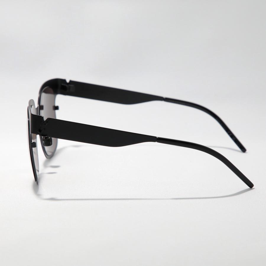 SAINT LAURENT サンローラン サングラス SL M41 メンズ レディース ウェリントン型 メタルフレーム フルリム クリングスタイプ ロゴ アイウェア 003の画像
