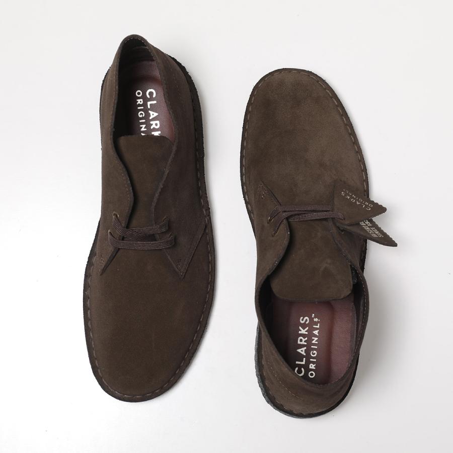 Clarks クラークス デザートブーツ 41 1/2 UK7.5 スエード レザー ヌバック 黒 チャッカブーツ シューズ 革靴 クレープソール 古着 正規品 Clarks（クラークス） ブーツ CLARKS Desert Boot デザート スエード