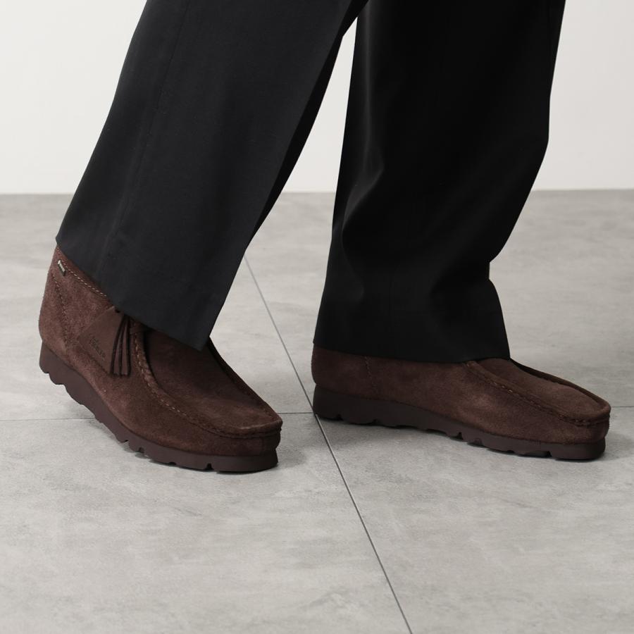 Clarks ワラビー ブラウン モカシン靴 CLARKS クラークス Wallabee Scout ワラビー スカウト レザー モカシン