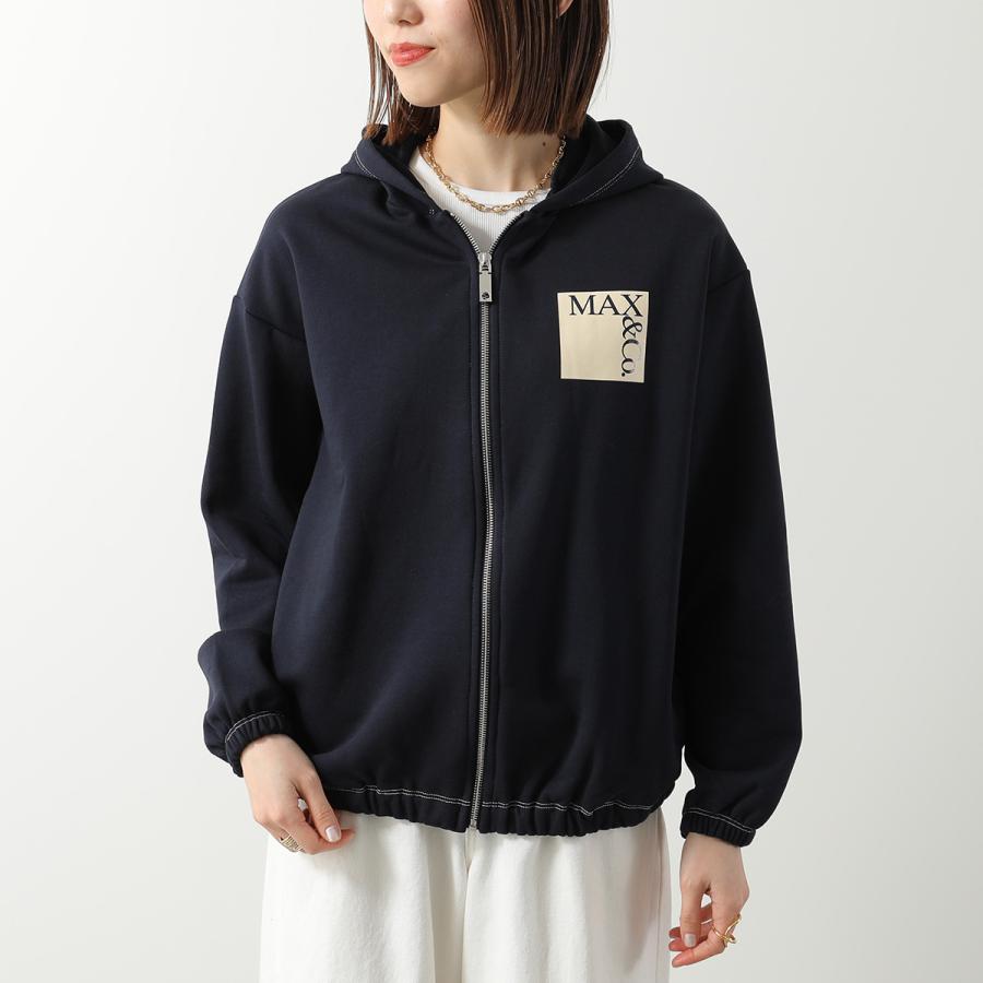 ’S Max Maraマックスマーラ ビジュー付きナイロンパーカー36ネイビー Max Mara（マックスマーラ） MAX MARA MAX&CO KIDS マックス＆コー